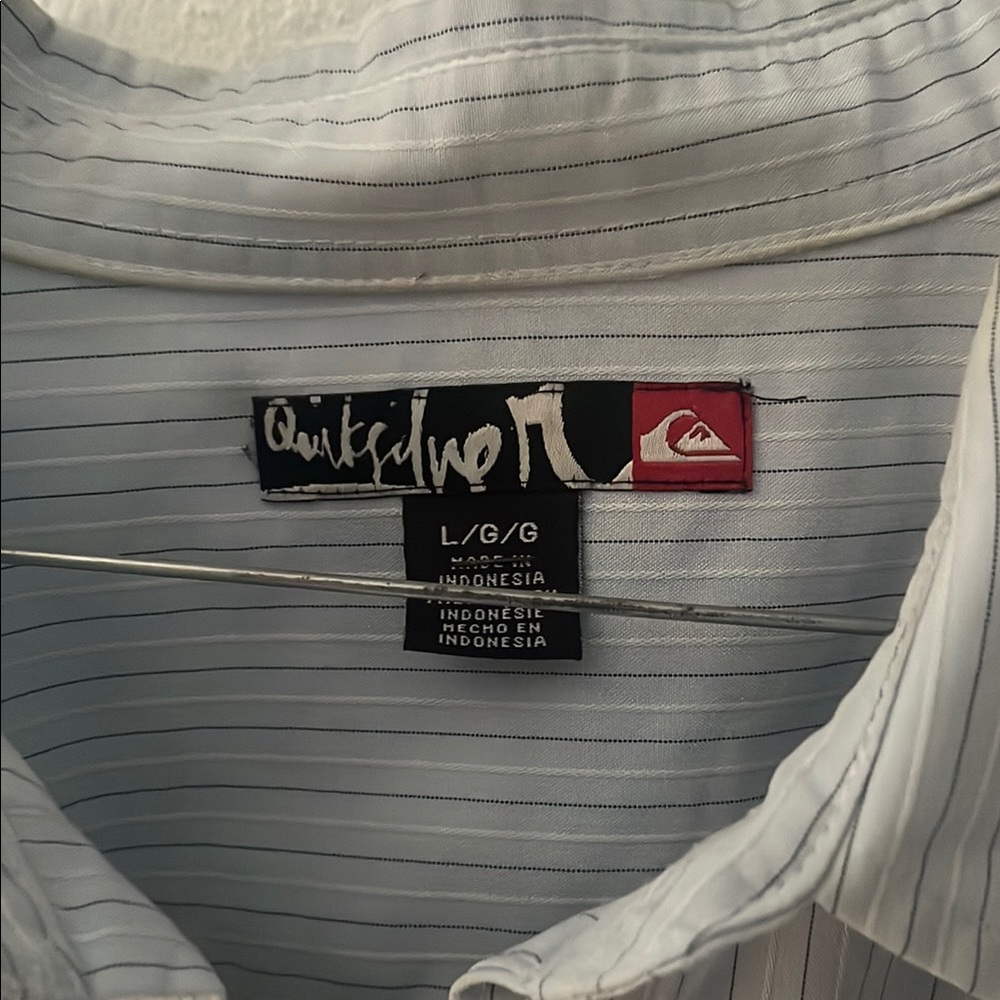 Quiksilver Striped Button-Up Shirt